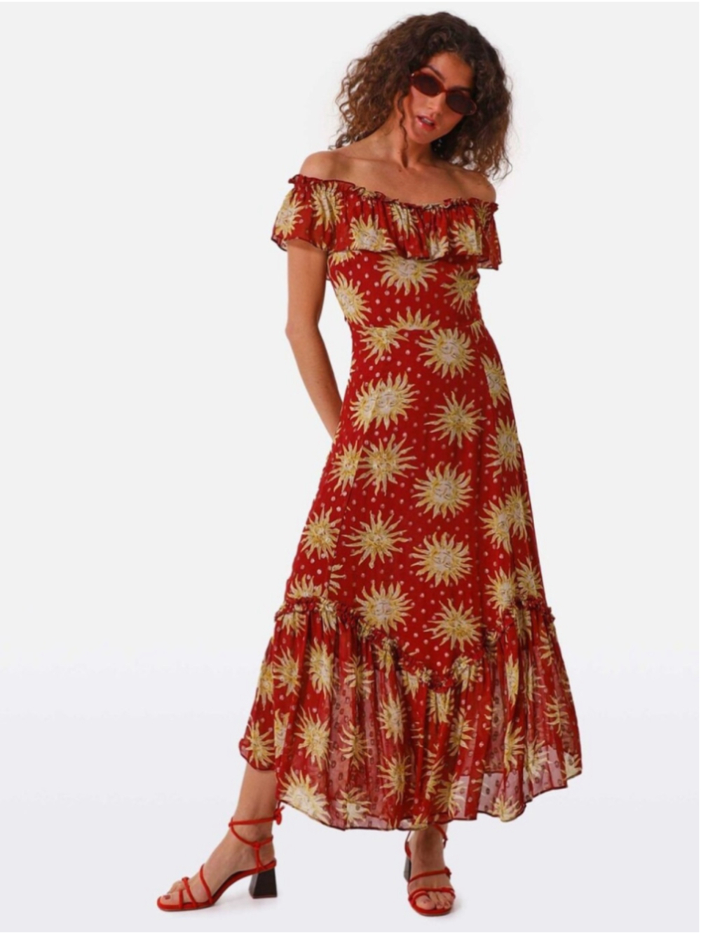 Rixo Mauve midi dress size L BNWT